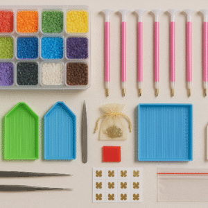 Priedai deimantinėms mozaikoms