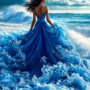 Deimantinė mozaika ant porėmio "VANDENYNO DVASIA"