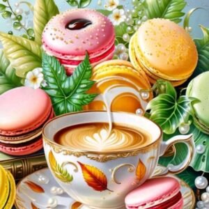 Deimantinė mozaika ant porėmio "KAVOS PERTRAUKĖLĖ"