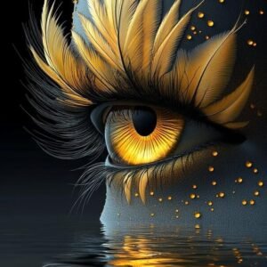 Deimantinė mozaika ant porėmio "AKIS"